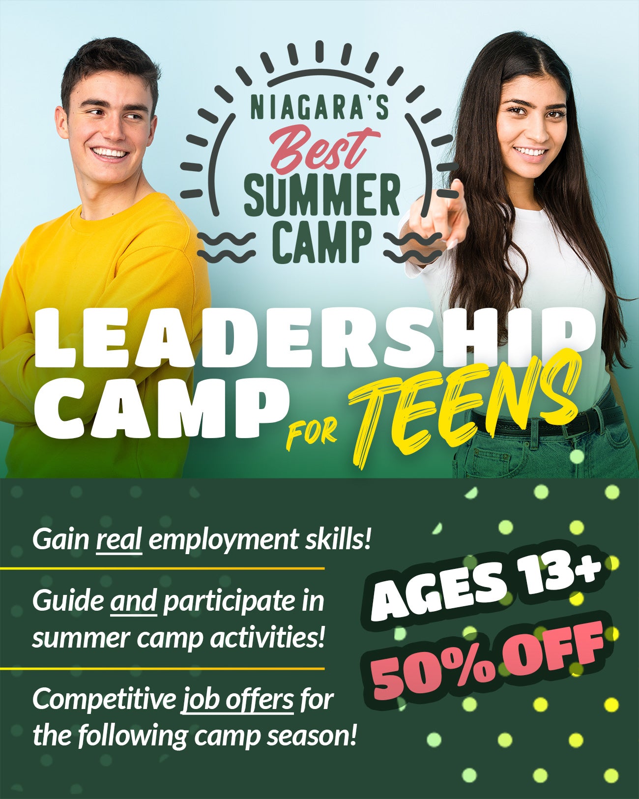 2024 Leadership Camp - 50% Discount! (13 and older)