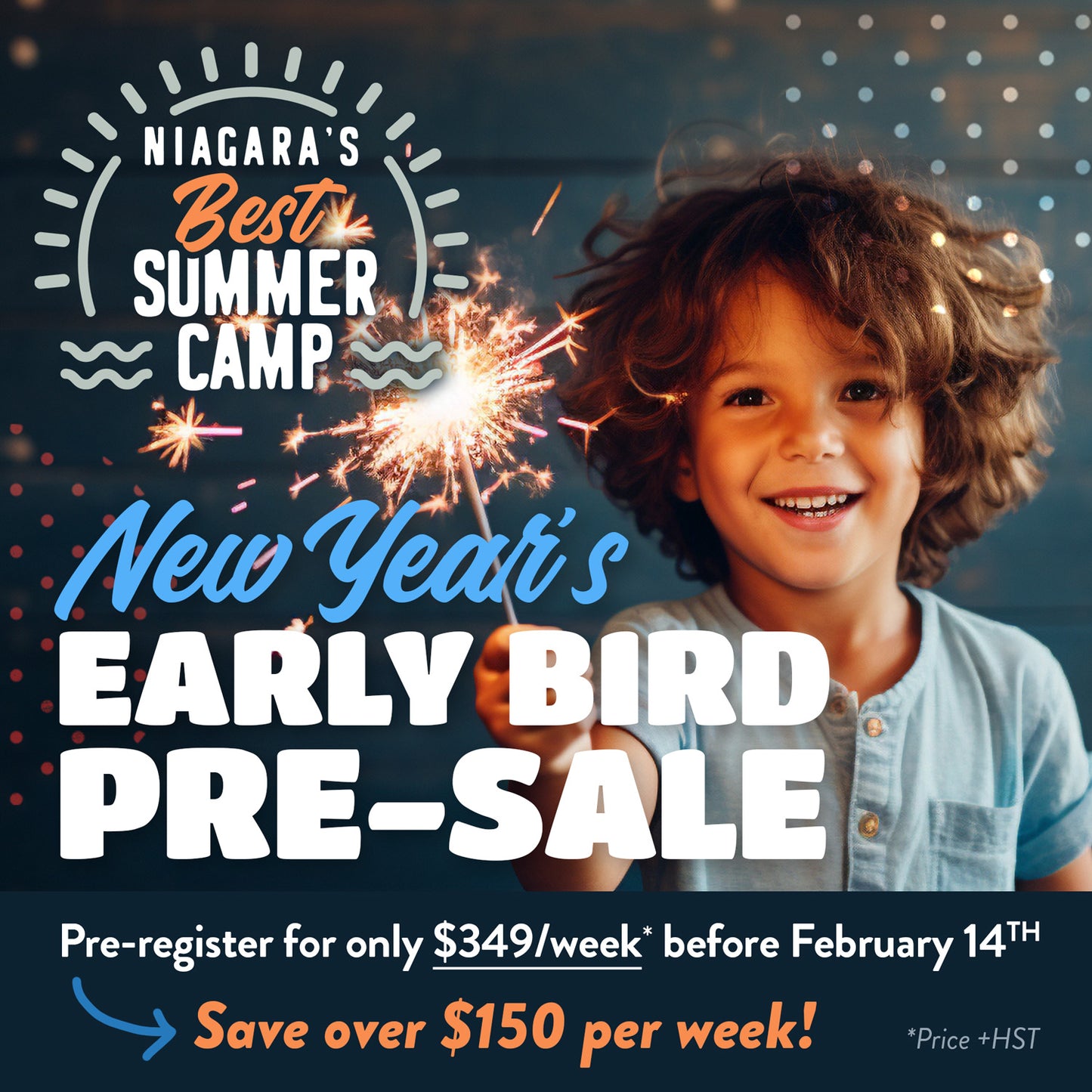 30% off! 2024 Summer Camp New Year's Early Bird Sale 1 Week Credit